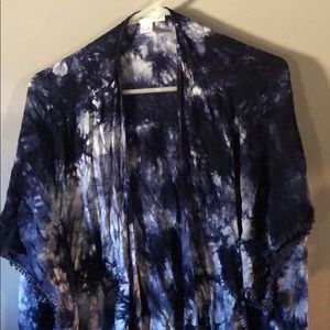 Tie dyed kimono